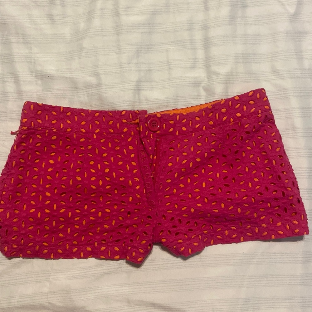 Pink and orange forever 21 shorts , size small